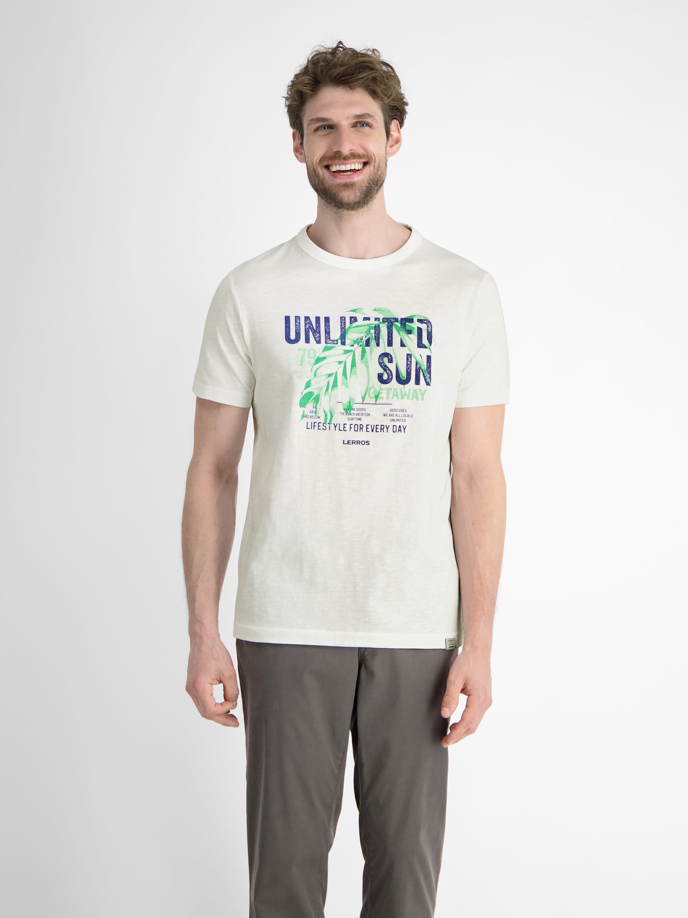 Herren T-Shirt mit Brustprint