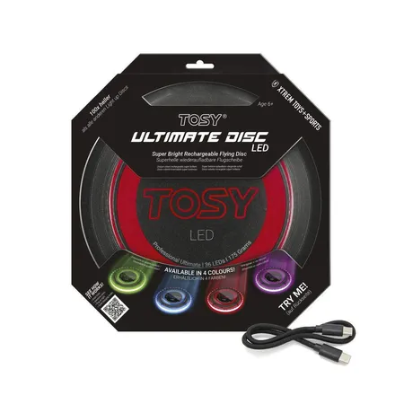 Tosy Frisbee LED rot
