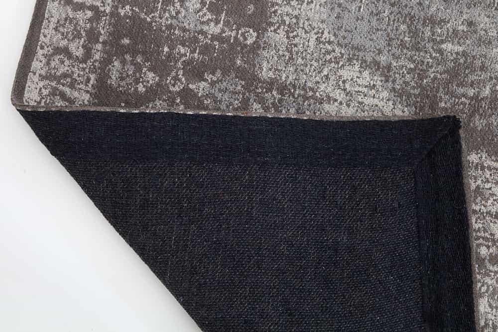 Orientalischer Baumwoll-Teppich PURE UNIQUE 240x160cm hellgrau geometrische Muster