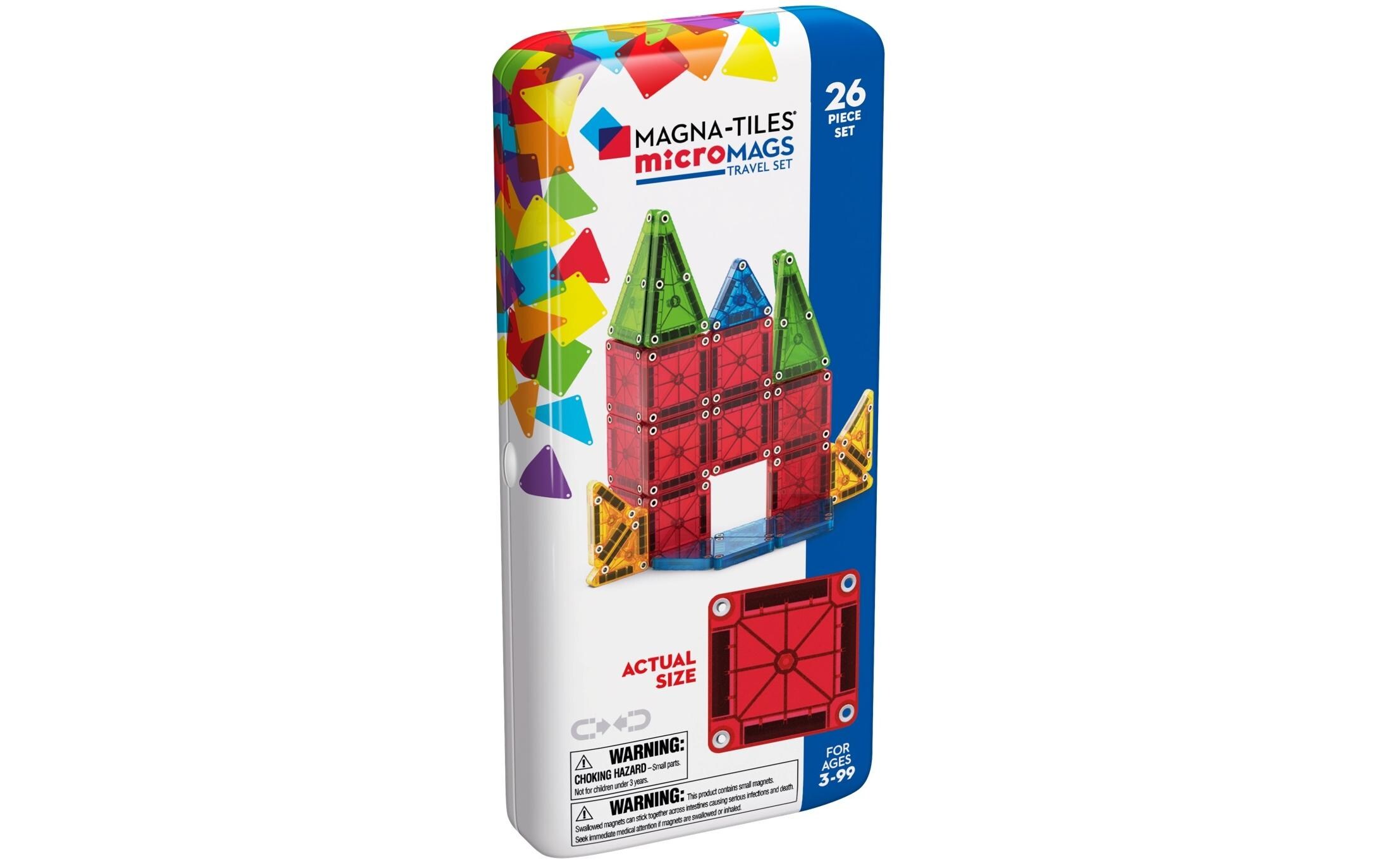 Bausteinmodell microMAGS Reiseset 26-teiligBausteinmodell-Set für Baumeister von 3 bis 99 Jahren