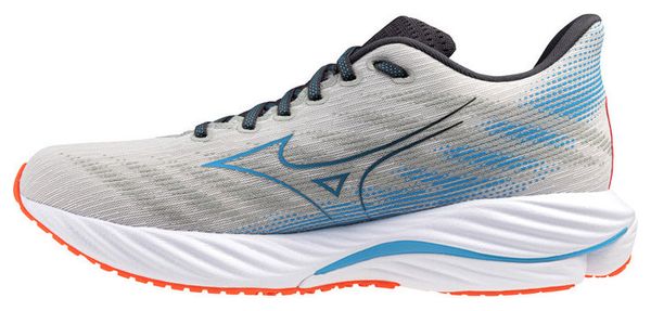 Chaussures Running Mizuno Wave Rider 28 Blanc/Bleu/Rouge Homme