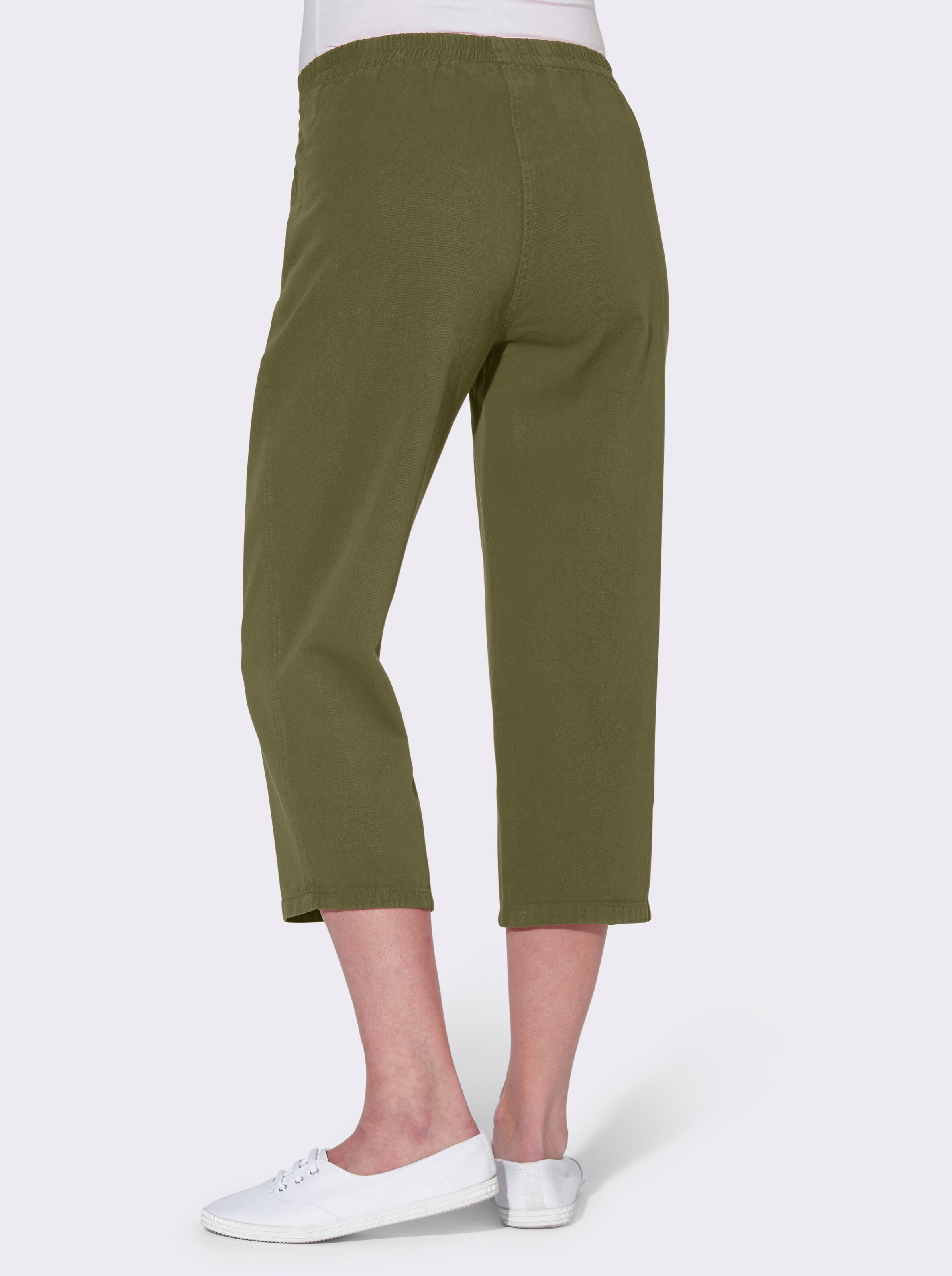 Caprihose aus reiner Baumwolle