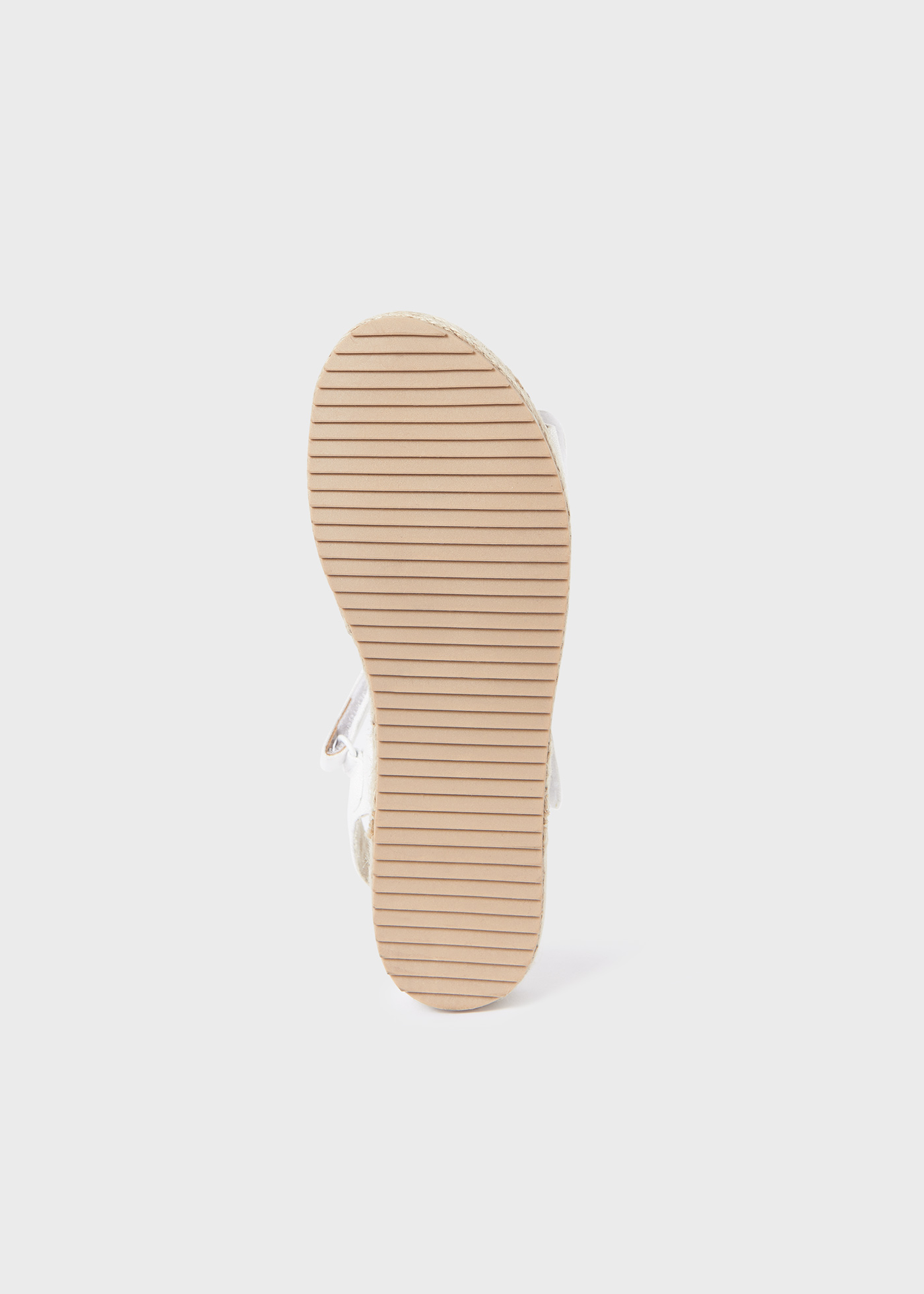 Sandália espadrille com estampa floral para menina