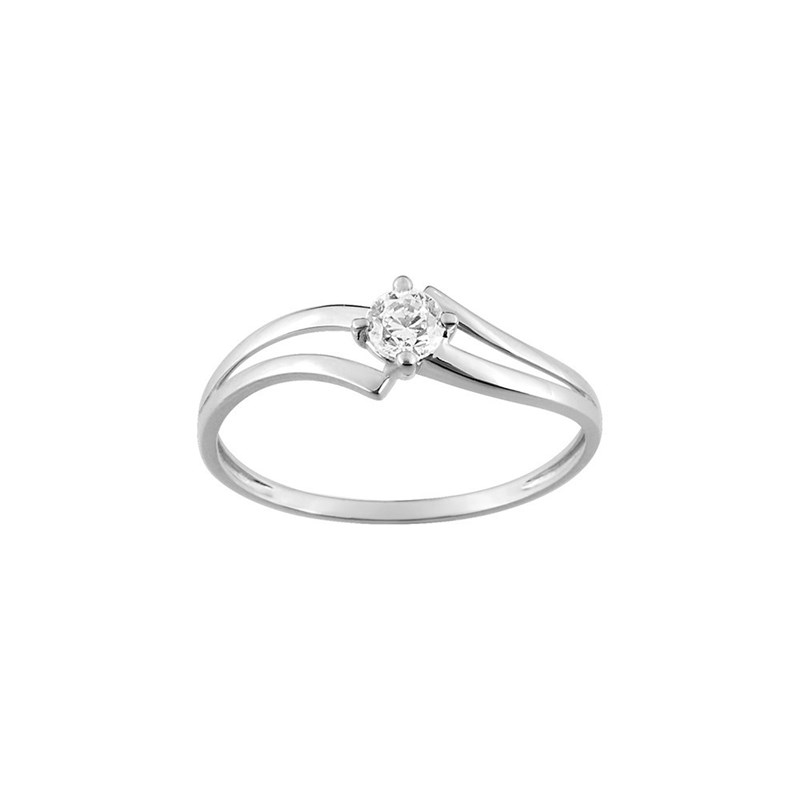 Bague Femme - Oxyde de zirconium - Or 9 Carats