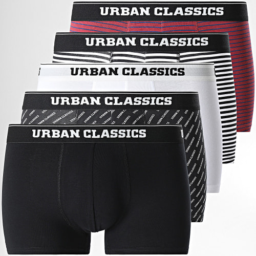 Lot De 5 Boxers TB3845 Noir Blanc Bordeaux