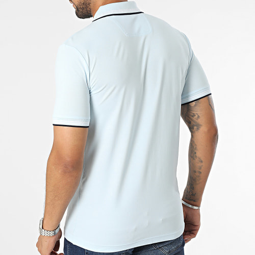 Polo Manches Courtes Slim Paul Curved 50469245 Bleu Clair