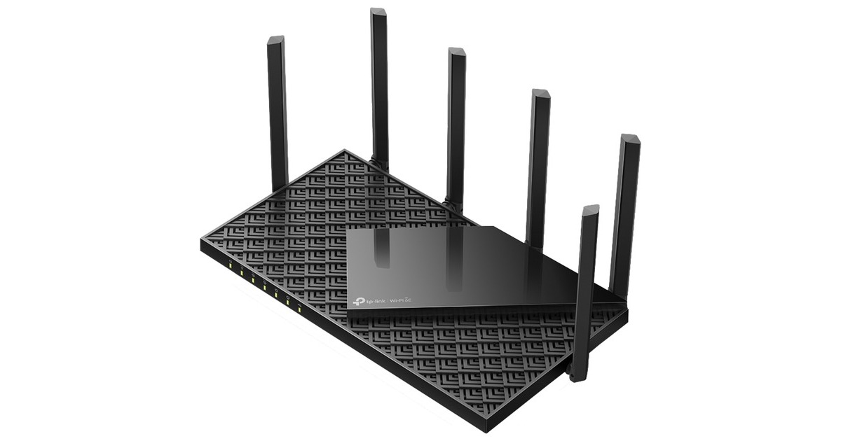 TP-LinkArcher AXE75 AXE5400 tri-band gigabit wifi 6E-router  (Zwart)