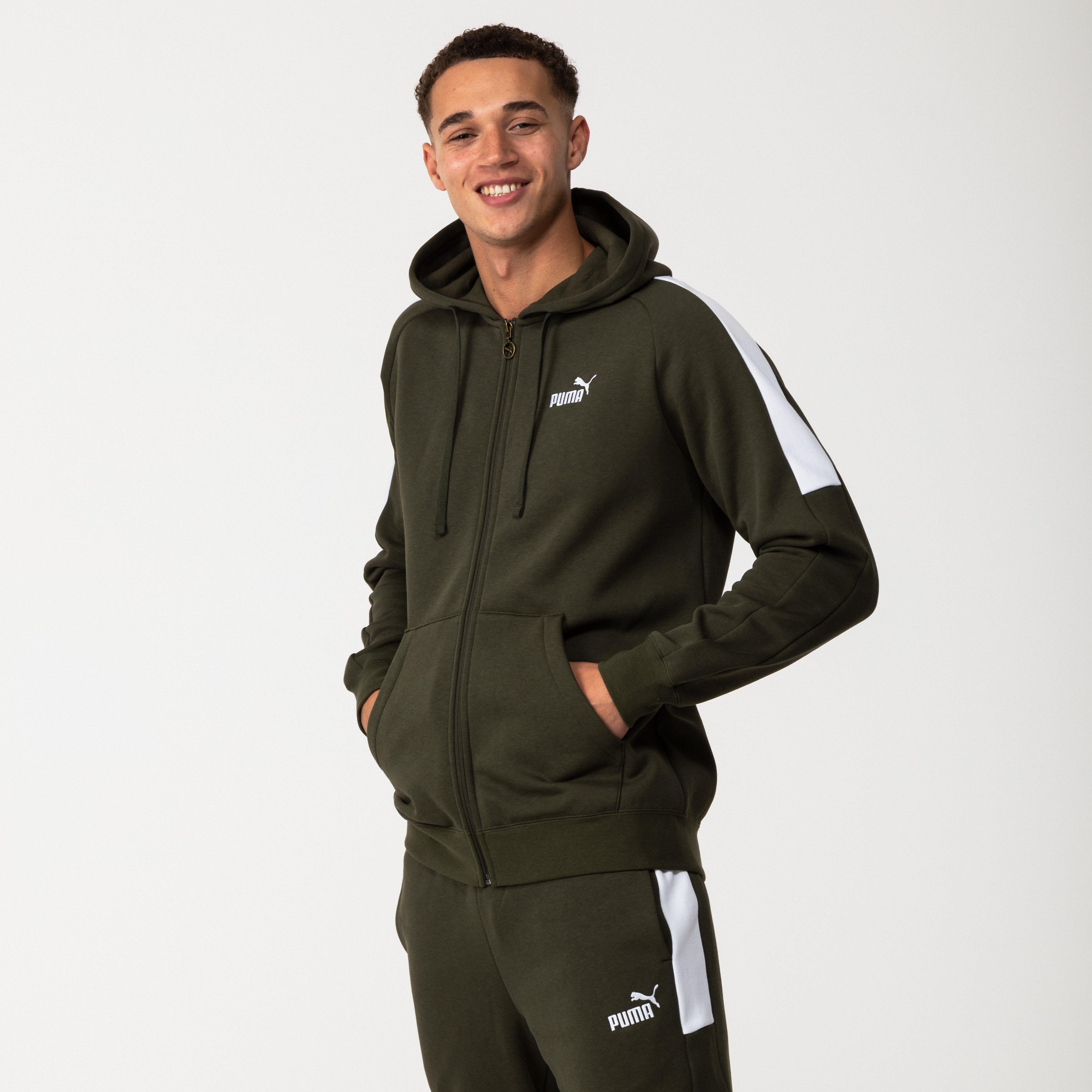 Puma Fleece Tracksuit Mens