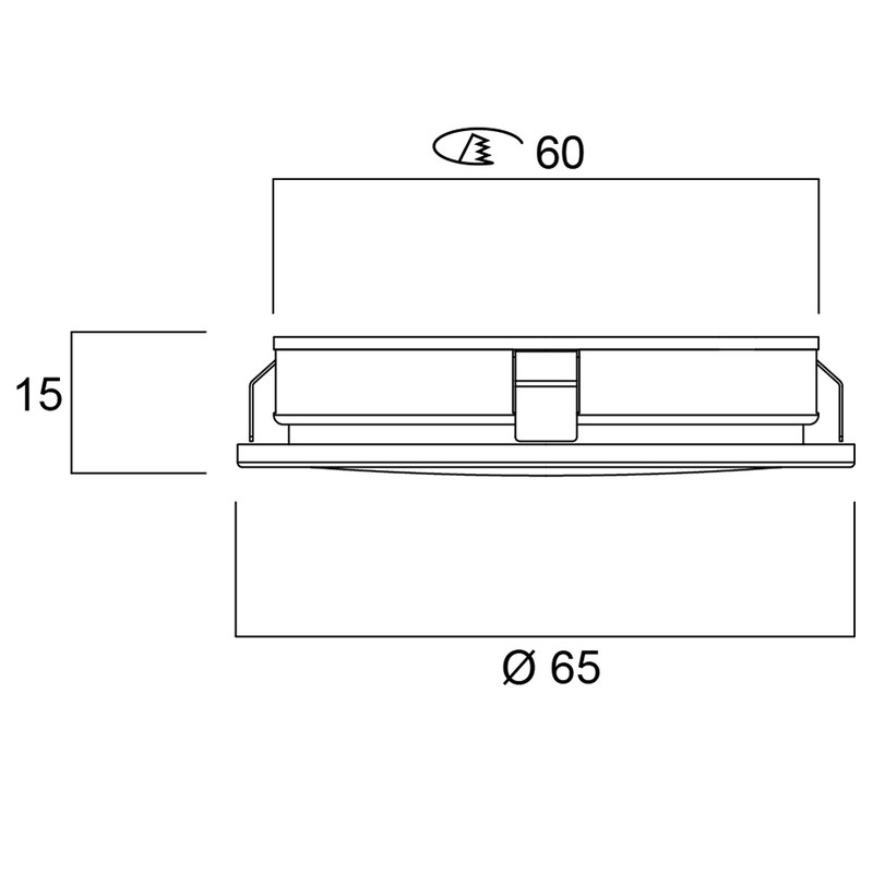 Sylvania SylDuo keuken LED-spot Uitbreiding 3W 270lm 3000K Zwart