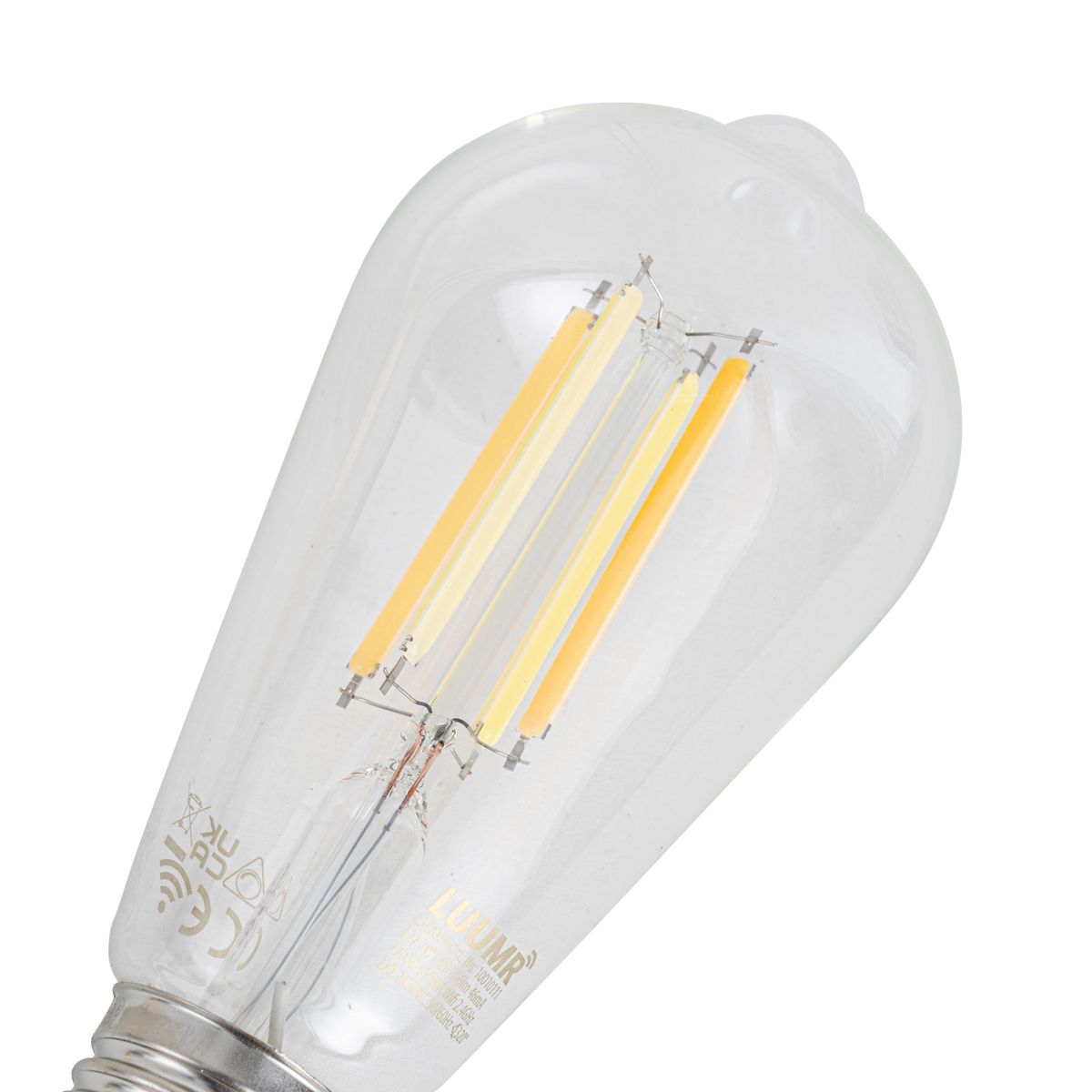 Set van 5 Smart E27 dimbare LED lampen ST64 helder 7W 806 lm 2700-6500K