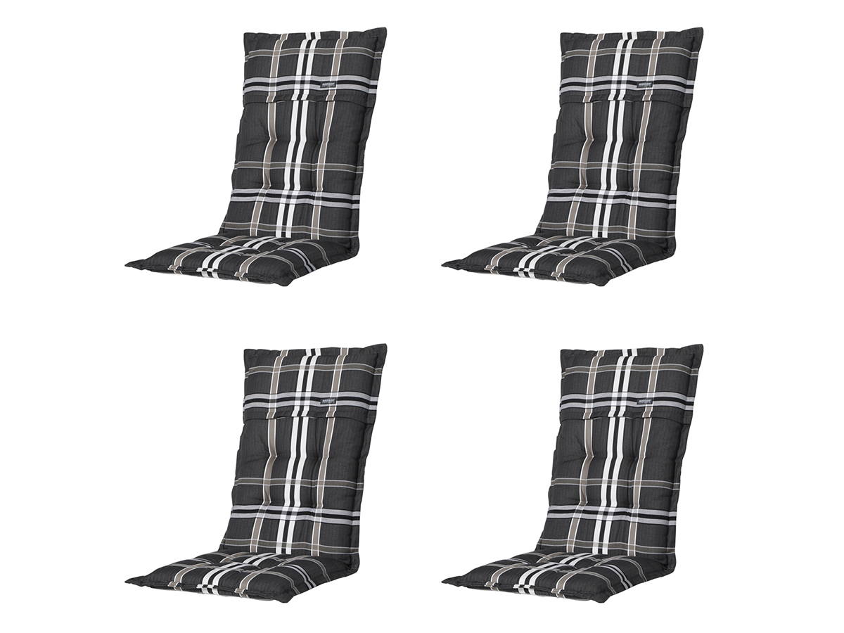 Madison Nils taupe Tuinstoelkussen - Set van 4