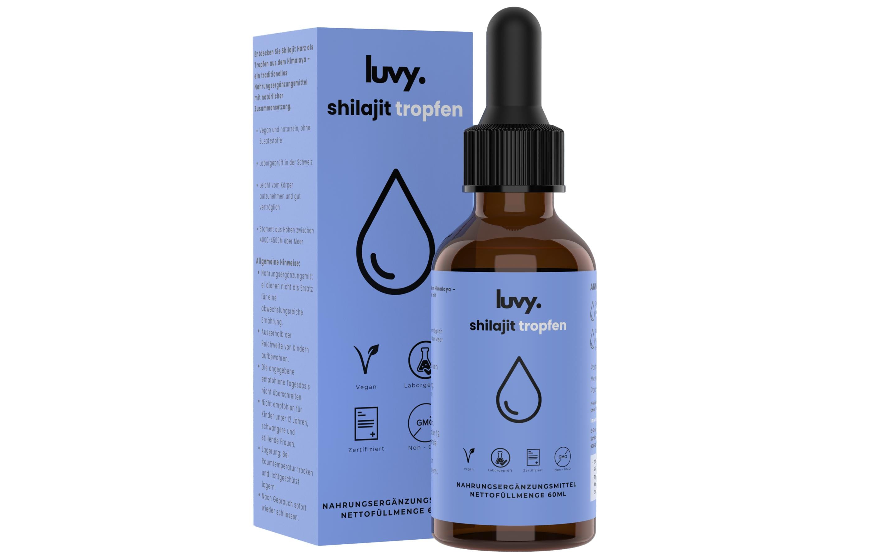 Shilajit-Tropfen 60 mlNatürliche Kraft aus den Bergen für mehr Energie und Vitalität im Alltag