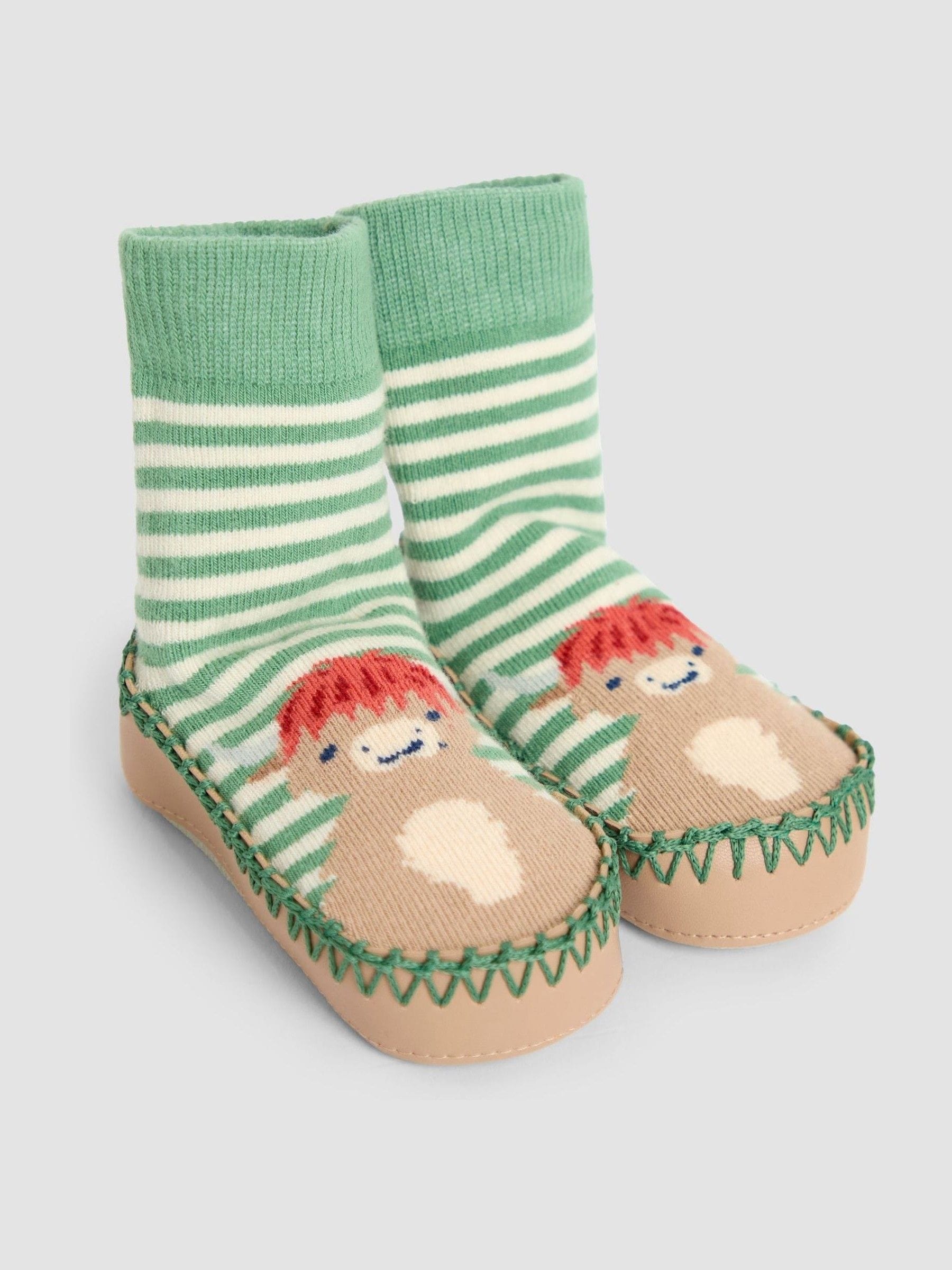 Jojo Maman Bébé moccasin pantoffelsokken