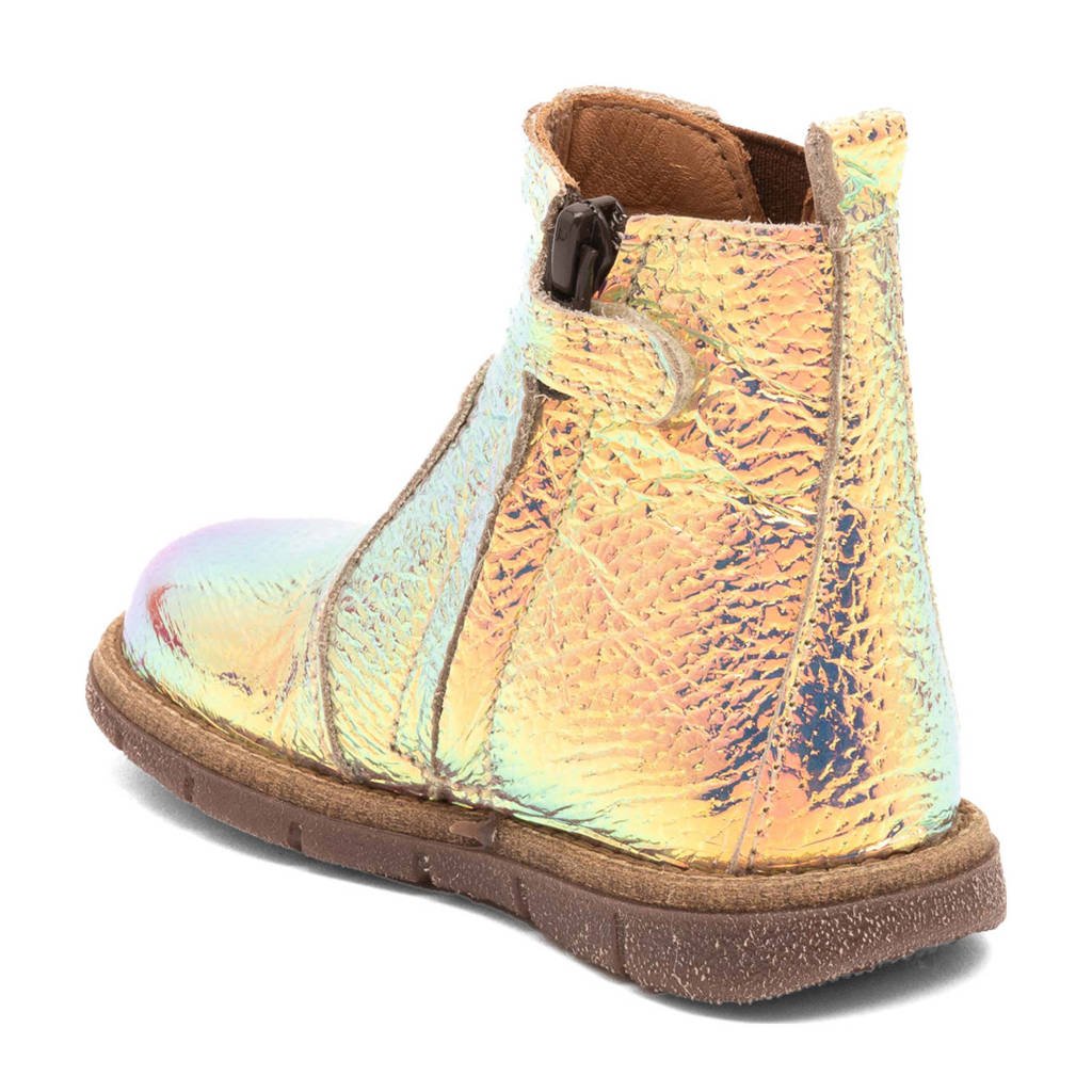 Bisgaard Maggieleren enkelboots goud metallic