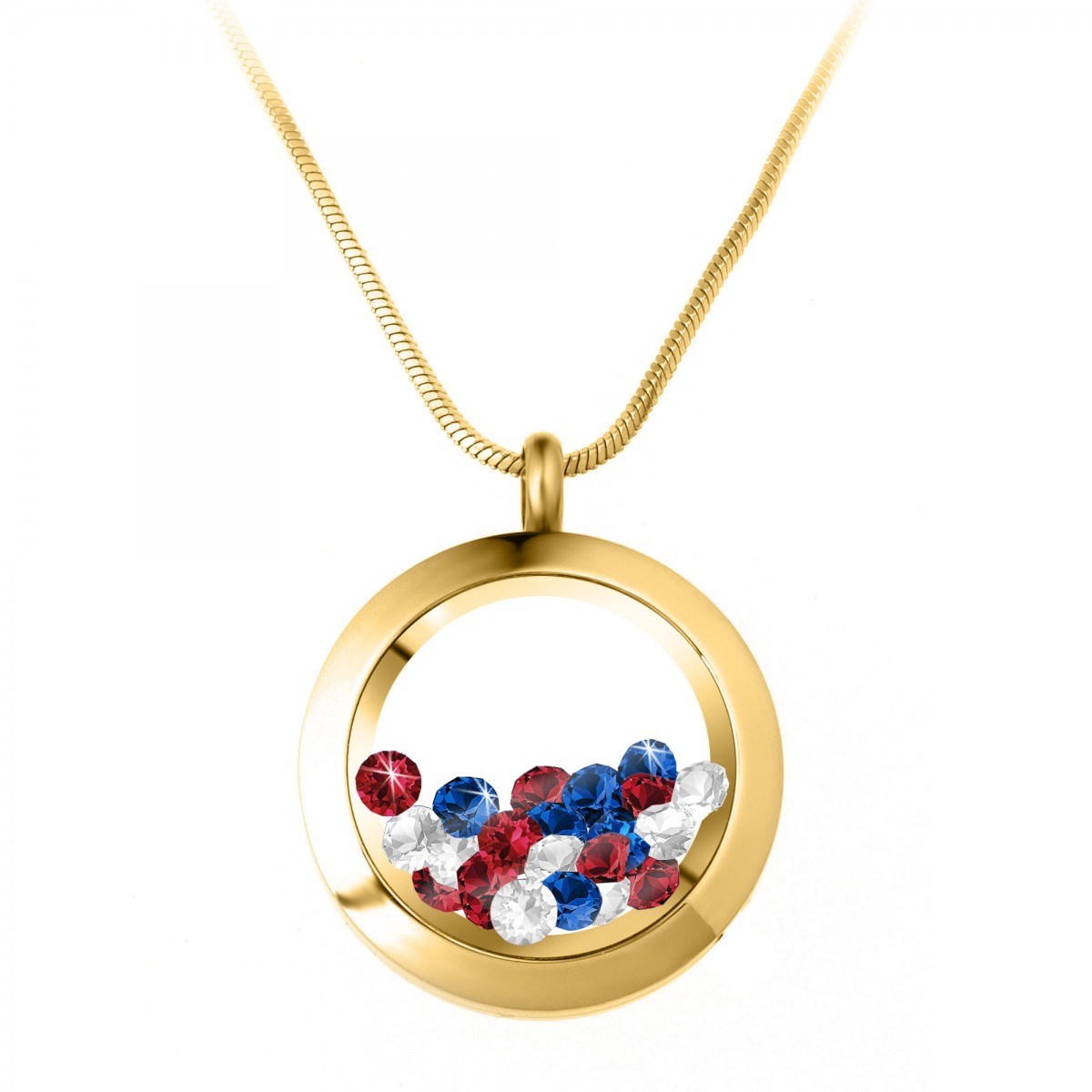 Collier rond SC Bohème orné de Cristaux scintillants