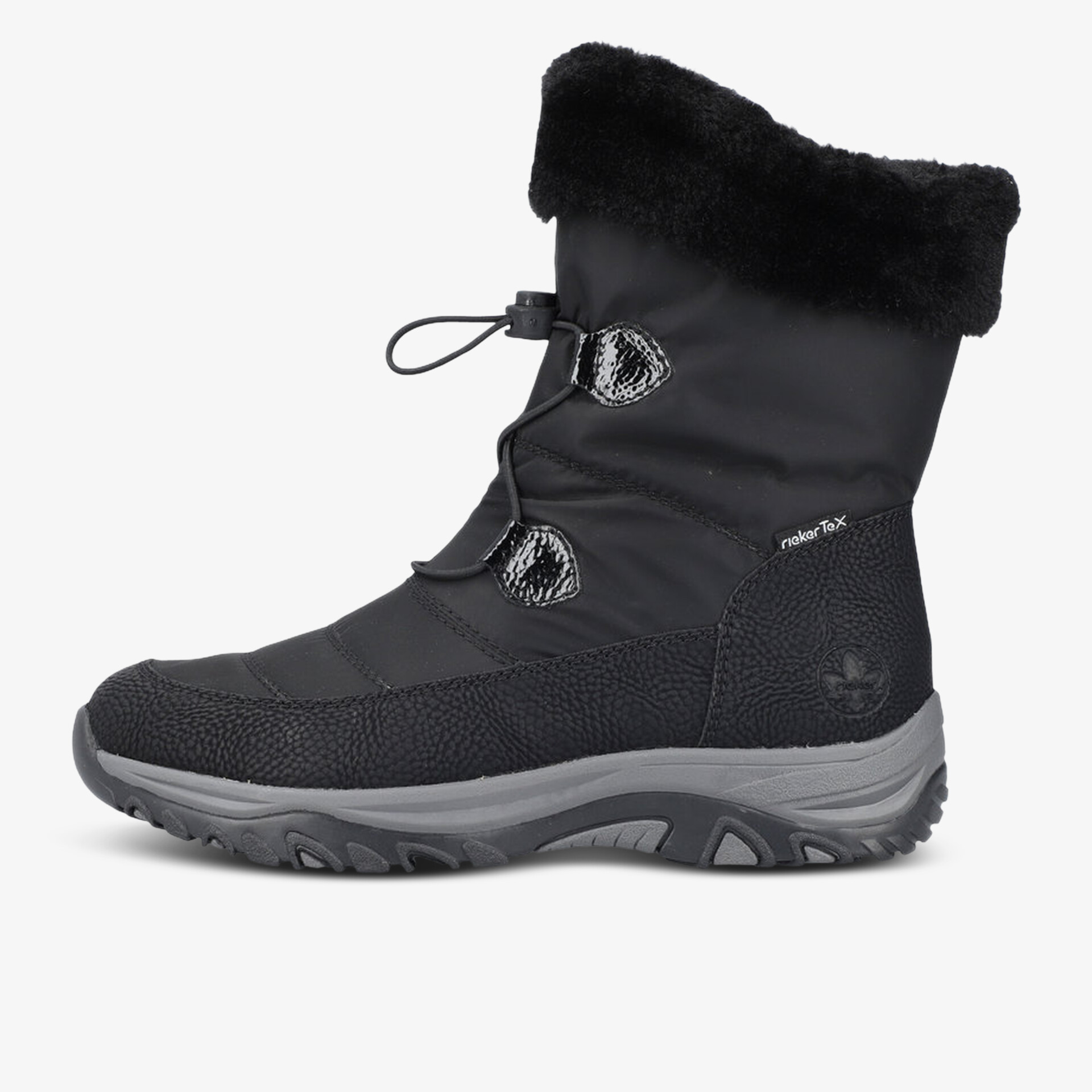 rieker Damen Winterstiefel schwarz