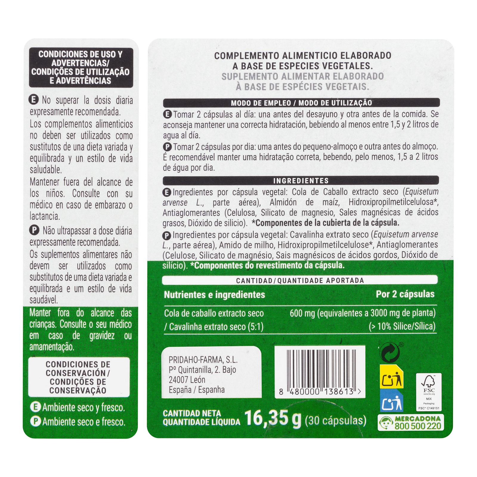 Capsules de prêle Deliplus