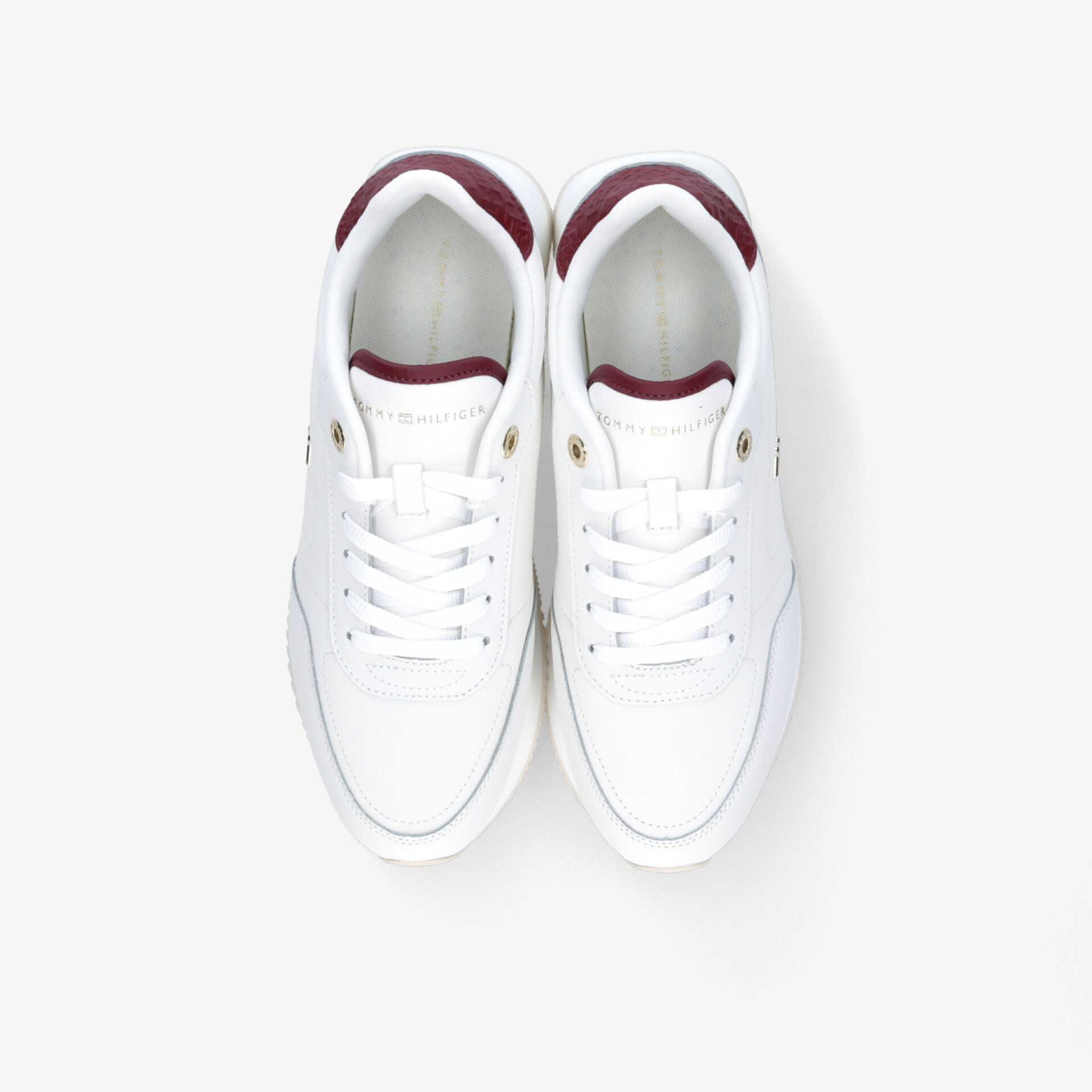 TOMMY HILFIGER Damen Sneaker Low weiß