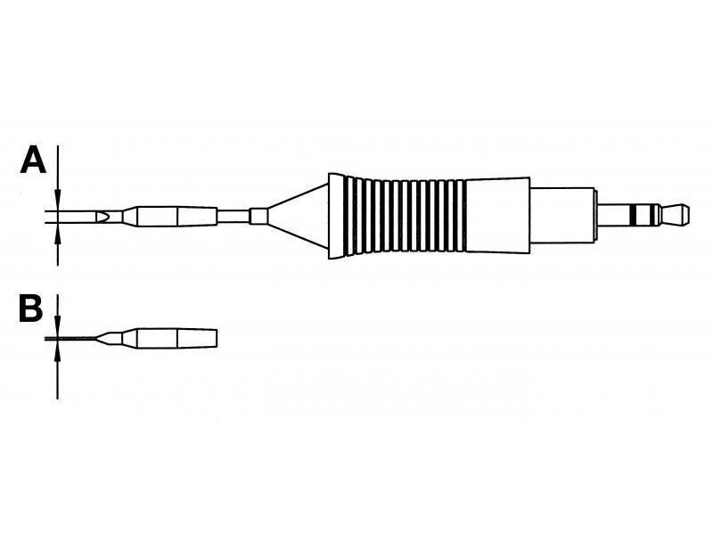 Weller Lötspitze RT 3 Meisselform 1.3 mm Ersatzspitze