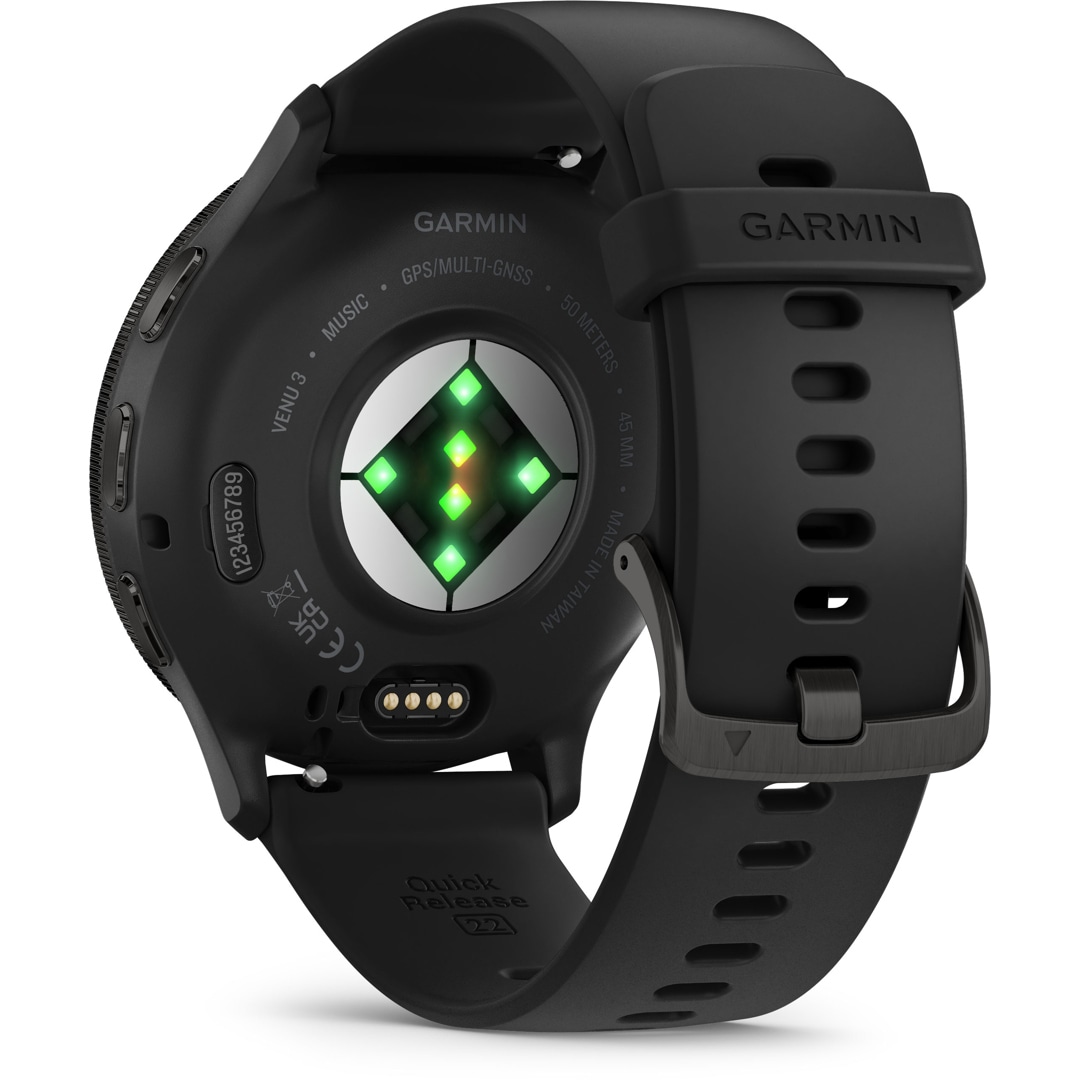 Garmin Venu 3 Smartwatch Schwarz / Schiefergrau