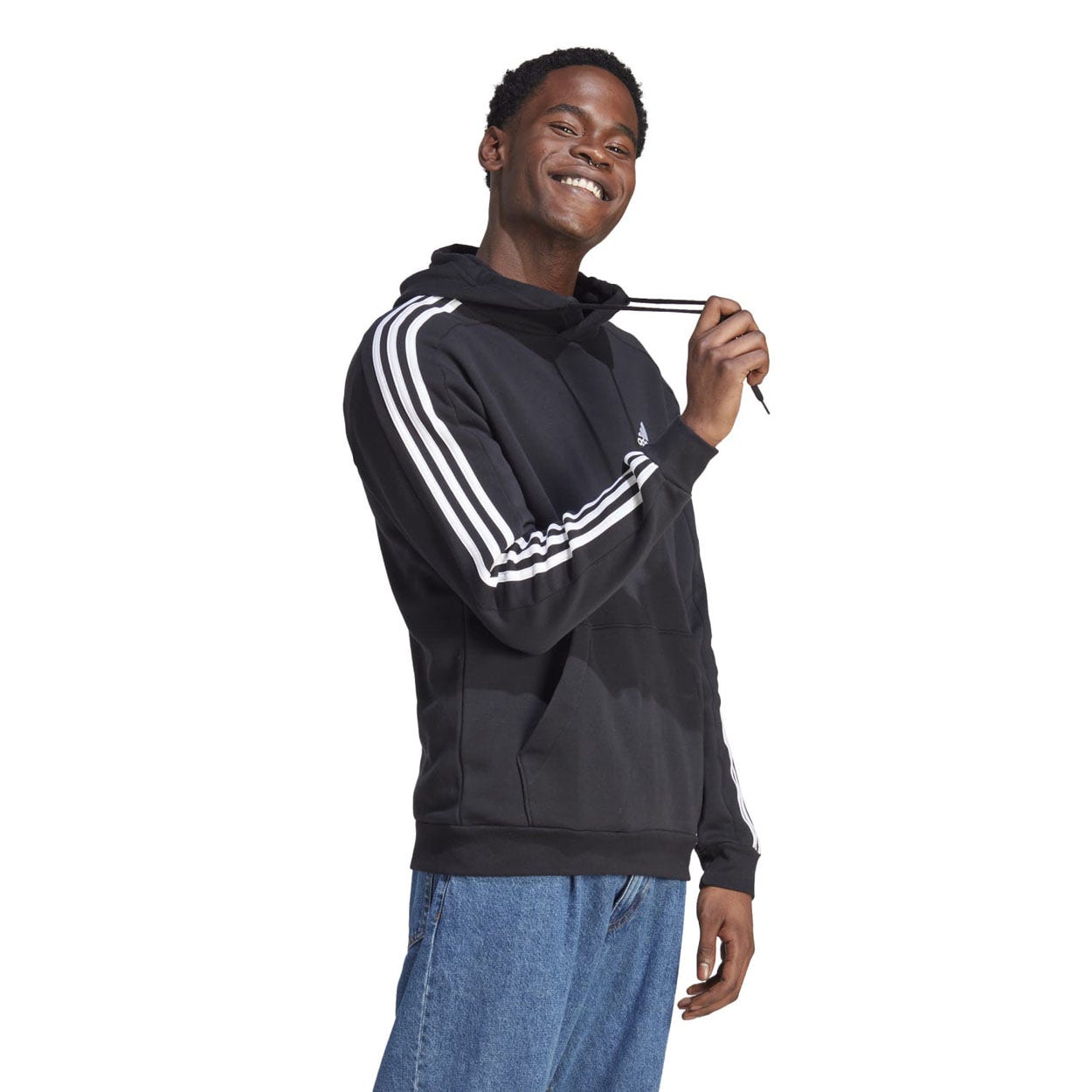 adidas  Essentials Fleece 3-Stripes Hoodie