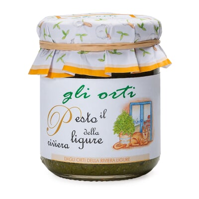 Grünes Pesto aus Ligurien
