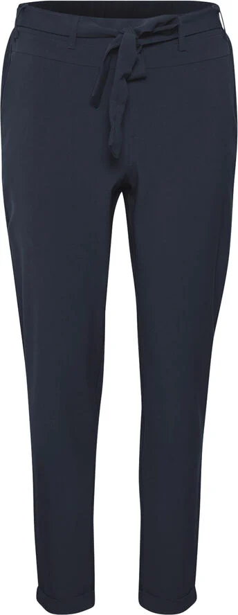 Kaffe Jillian belt pants Midnight marine
