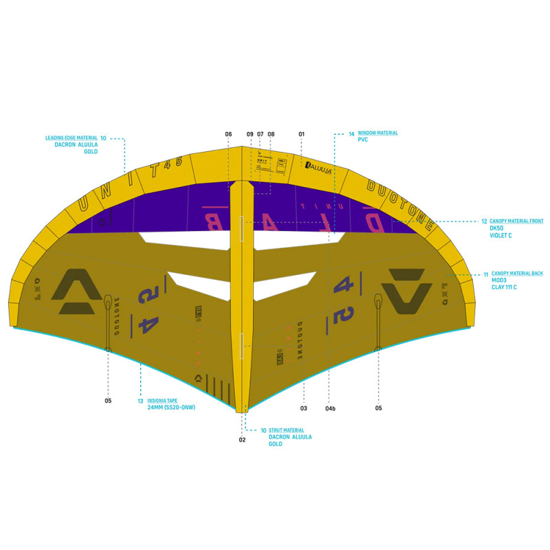 POIGNEE CARBONE WING DUOTONE