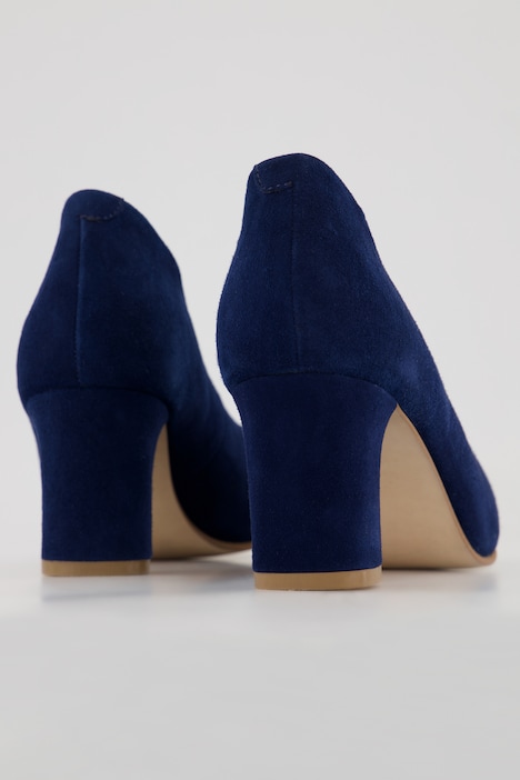 Pumps, Veloursleder, Weite H