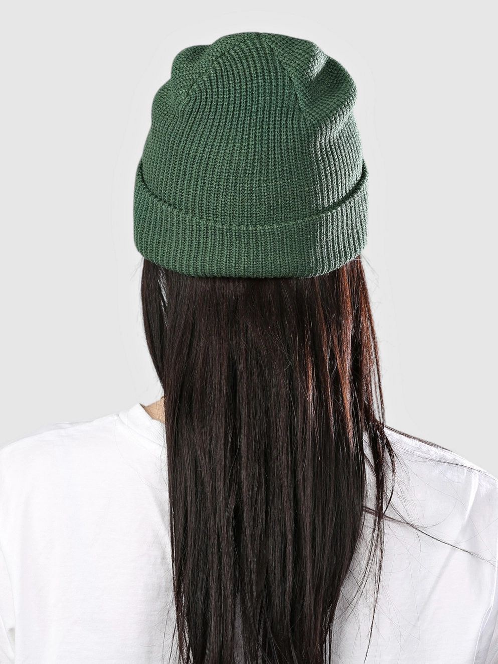 Crab Grab Claw Label Beanie forest