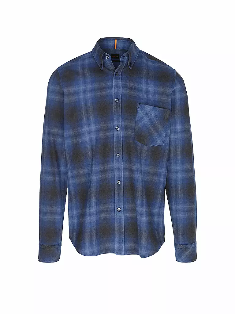 BOSS Hemd Regular Fit RICKERT blau