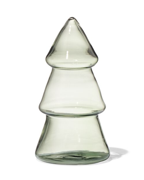sapin de noël vert verre 10 cm