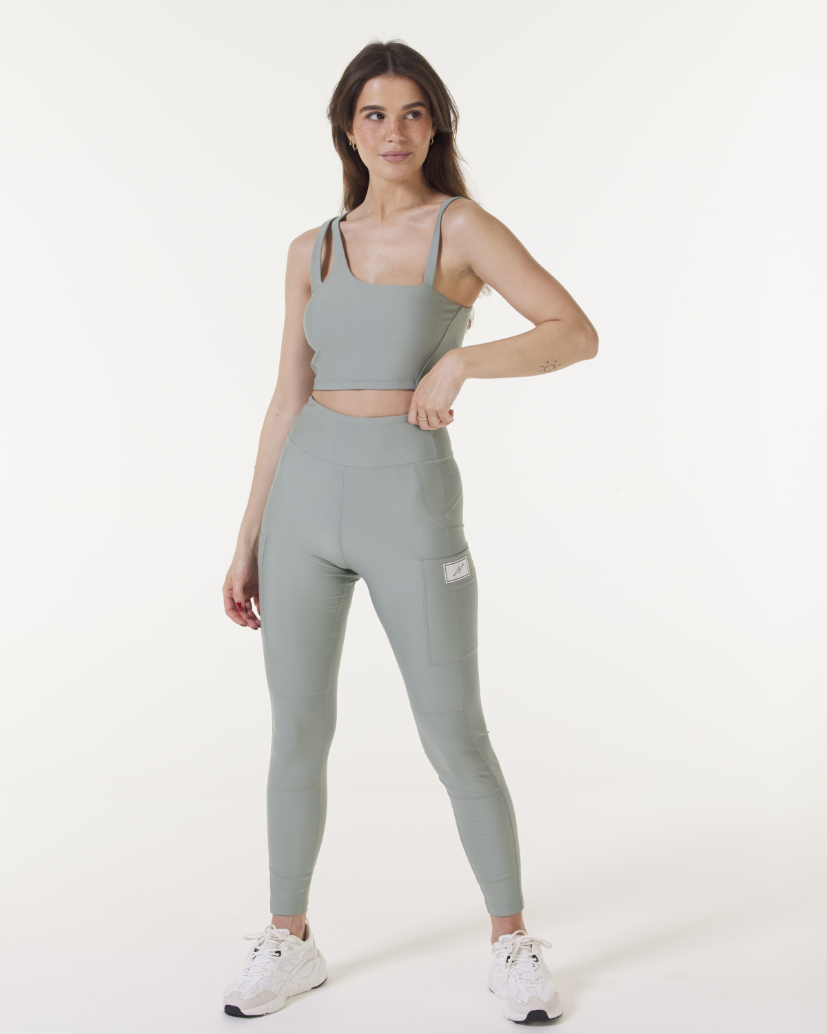 Bumpro Downtown Cargo Tights Green Lily