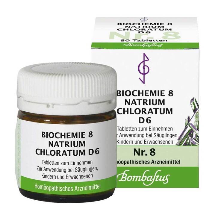 Biochemie 8 Natrium chloratum D 6 Tabletten, 80 St