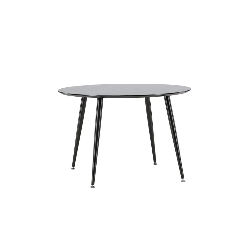 Eettafel Zwart Hout - 115x115x75cm - Dipp