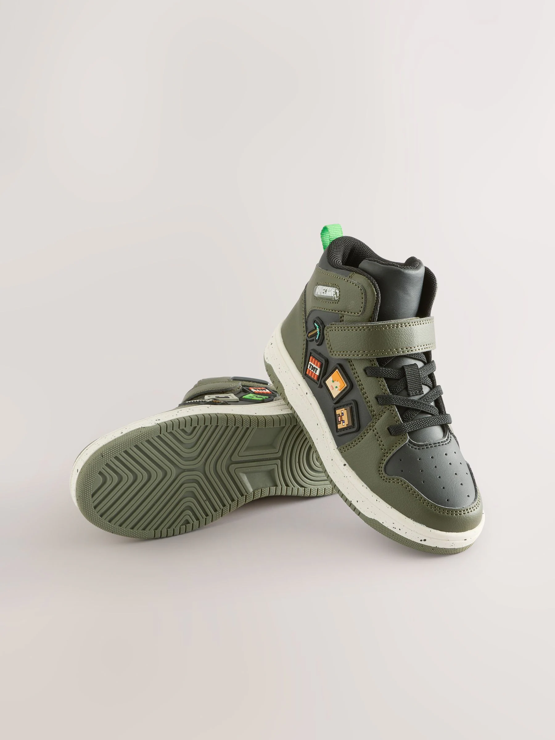 Kakigroen - Minecraft hoge sneakers