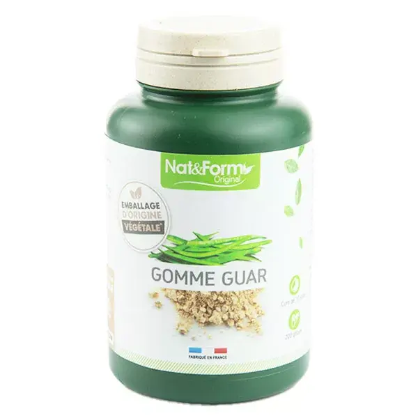 Goma Guar Original Nat & Form, 200 cápsulas
