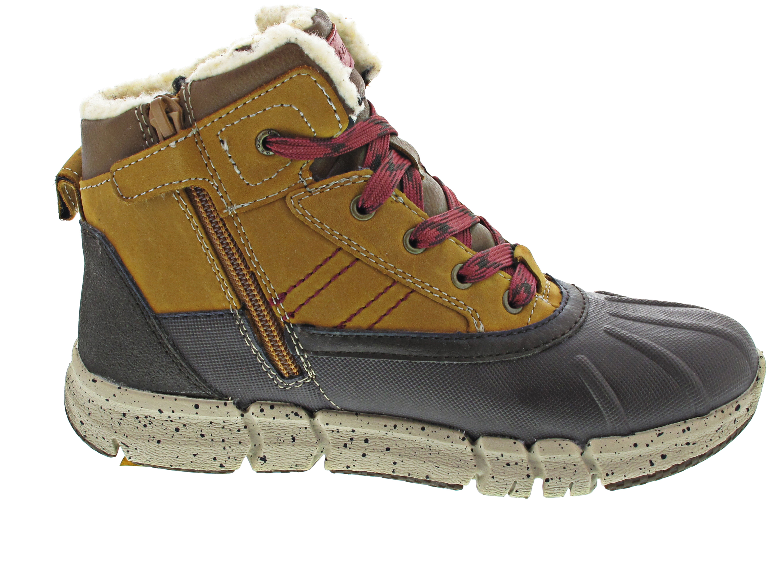 Geox Flexyper Boy B ABX Schnürboots TEX braun