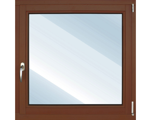 ARON Basic houten raam, grenen, gelakt, S30 kastanje, 600x900 mm, DIN rechts