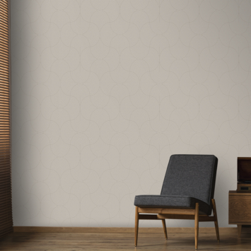 Vliesbehang Archy Retro beige (dessin 111988)