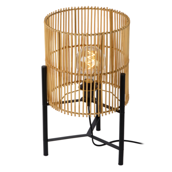 Lucide JANTINE tafellamp Ø 30 cm Licht hout