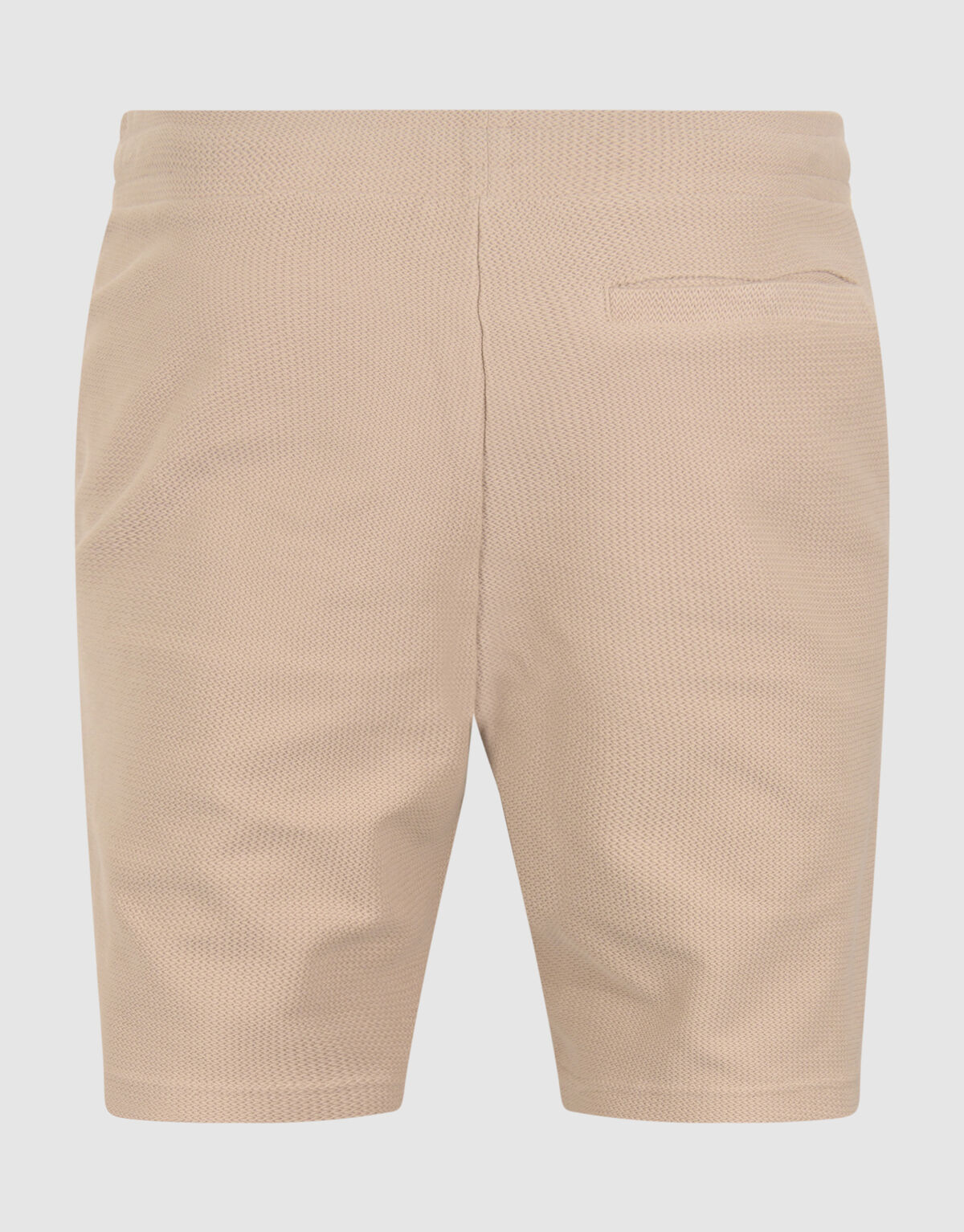 Structuur Regular Fit Short Zand