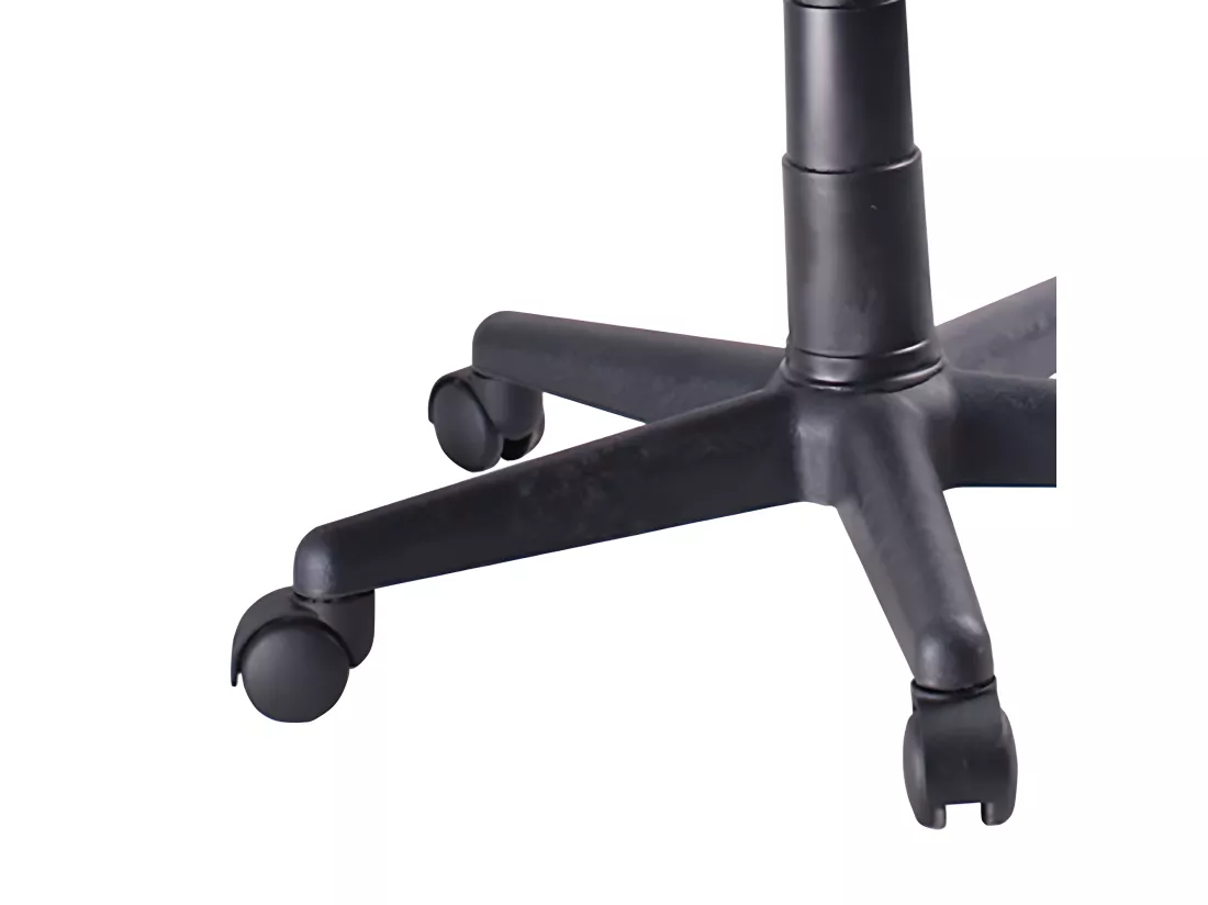 Fauteuil de bureau noir réglable et inclinable avec roulettes - DESK
