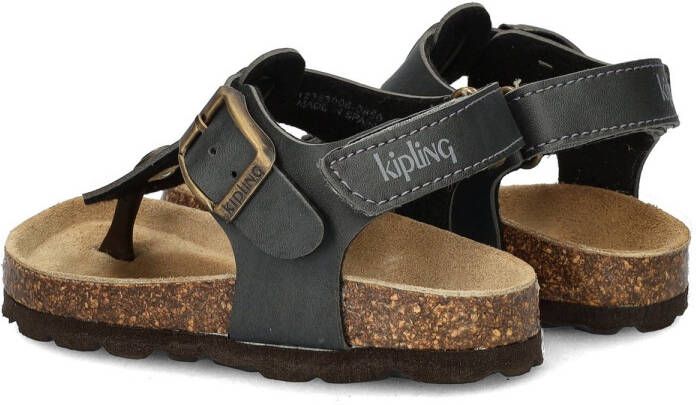 Kipling Juan 3 sandalen grijs Imitatieleer Effen 32