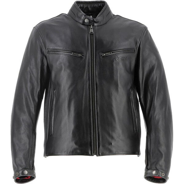 Helstons - Blouson Primo Cuir Rag Noir