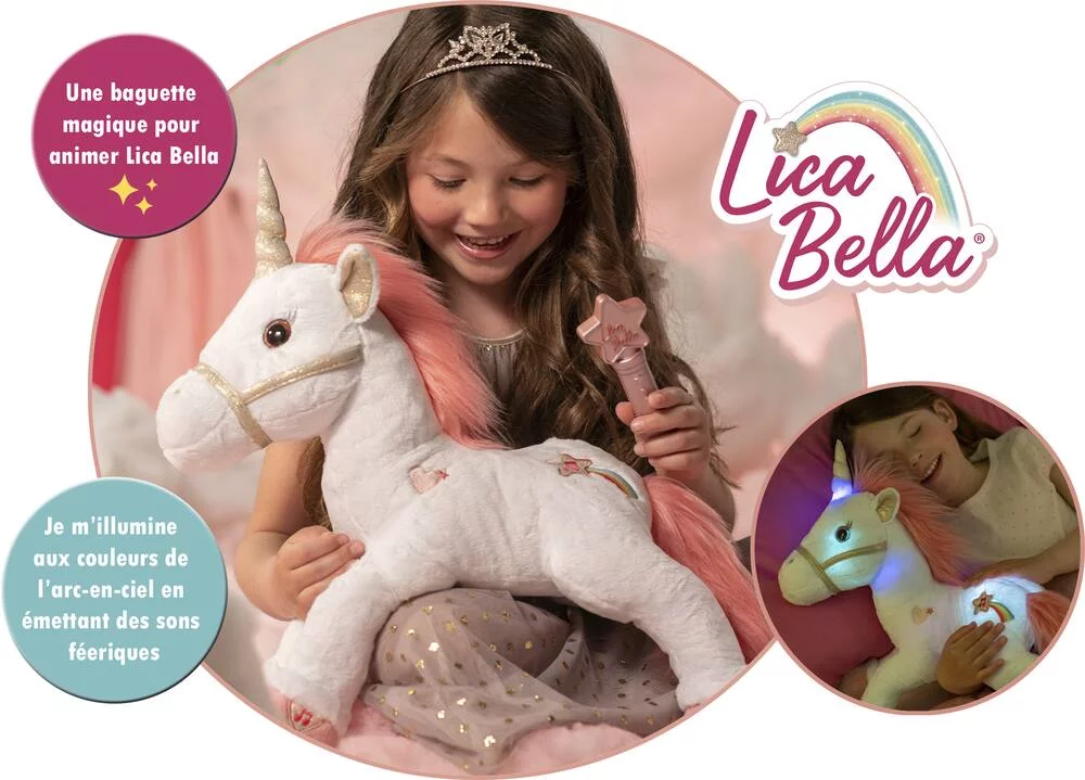 PELUCHE LICA BELLA MAGIQUE 35 CM