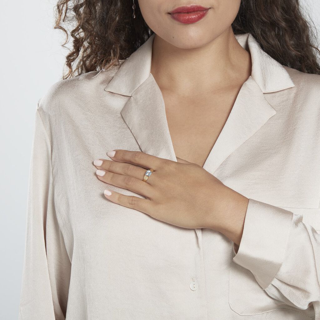 Bague Or Jaune Crarus Topaze