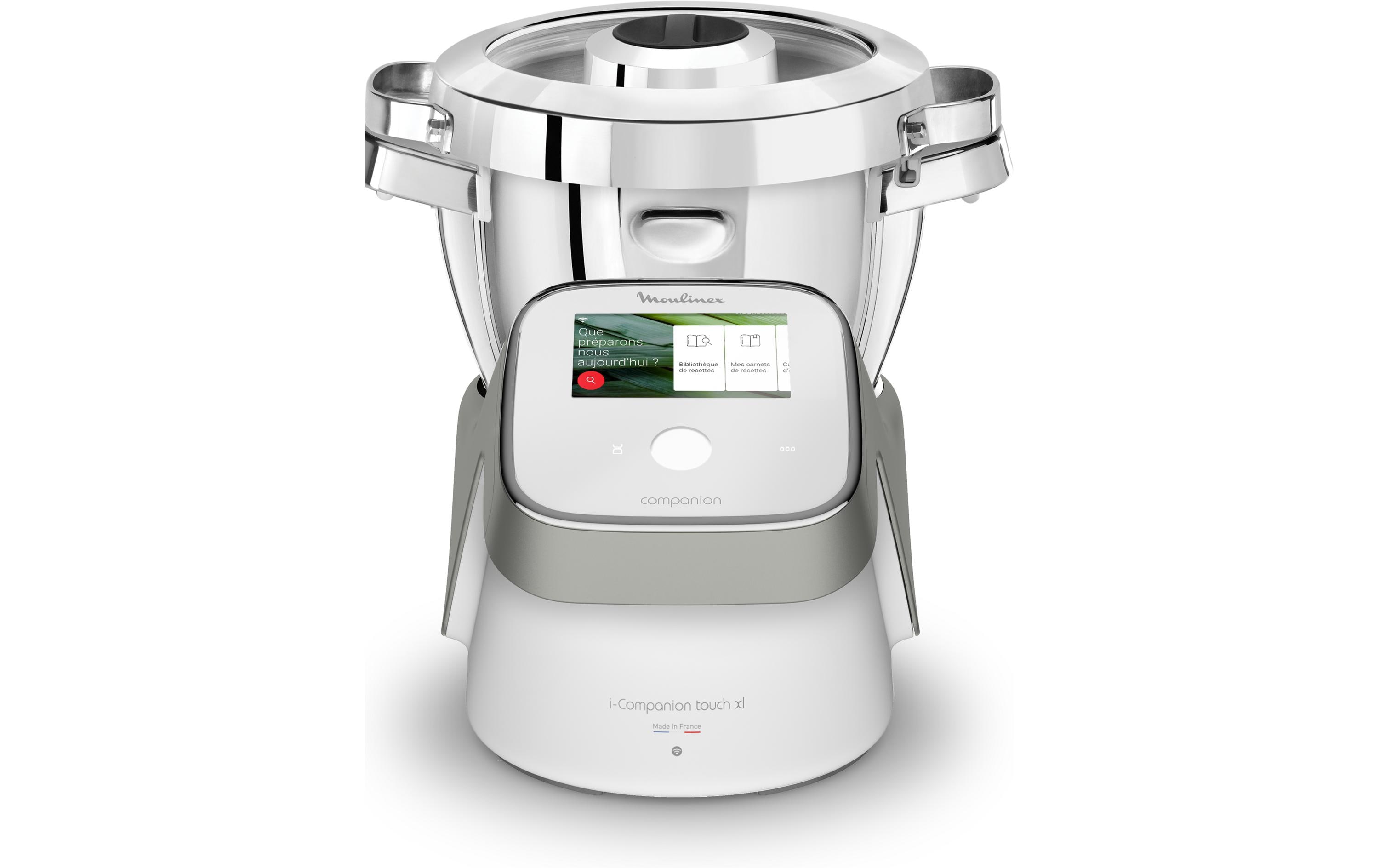 Küchenmaschine i-Companion Touch XL Silber/Weiss<br>Küchenmaschine mit Kochfunktion