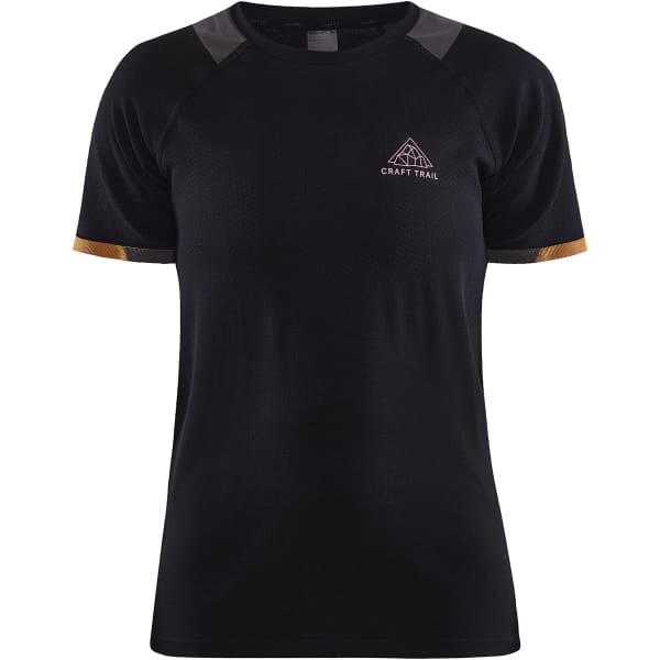 T-shirt running CRAFT PRO TRAIL FUSEKNIT SS TEE W SLATE-DESERT
