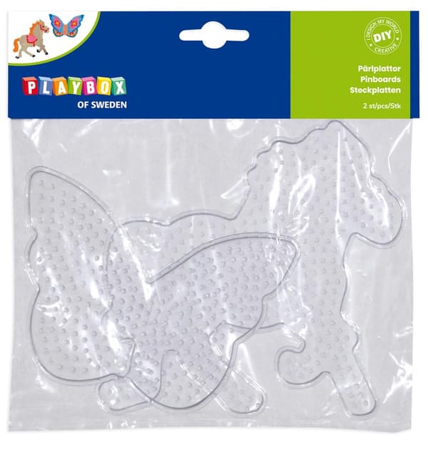 Perleplater Hest og Sommerfugl 2 stk Playbox